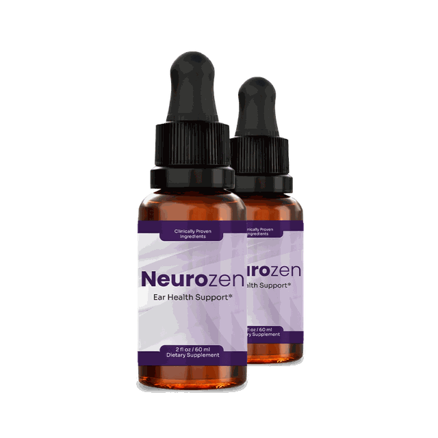 Two bottles of Neurozen liquid drops