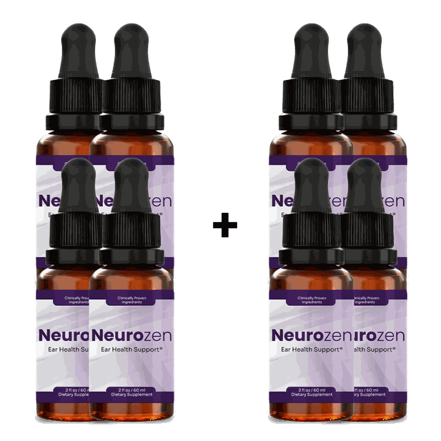 Eight bottles of Neurozen liquid drops