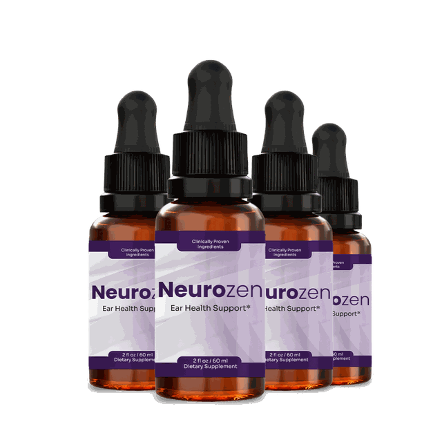 Four bottles of Neurozen liquid drops